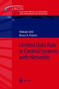 Cover: Limited Data Rate in Control Systems with Networks - Springer