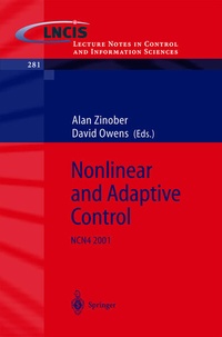 Enlarge image Cover: Nonlinear and Adaptive Control - Springer
