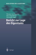 Cover: Bericht zur Lage des Eigentums - Springer