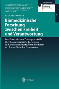 Abbildung von: Biomedizinische Forschung zwischen Freiheit und Verantwortung - Springer