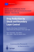 Cover: Drag Reduction by Shock and Boundary Layer Control - Springer