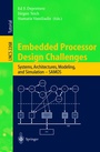 Cover: Embedded Processor Design Challenges - Springer
