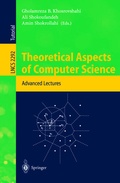 Cover: Theoretical Aspects of Computer Science - Springer