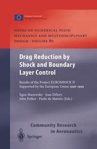 Enlarge image Cover: Drag Reduction by Shock and Boundary Layer Control - Springer