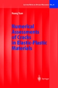 Cover: Numerical Assessments of Cracks in Elastic-Plastic Materials - Springer