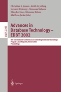 Cover: Advances in Database Technology - EDBT 2002 - Springer