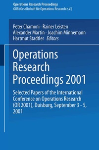 Abbildung von: Operations Research Proceedings 2001 - Springer