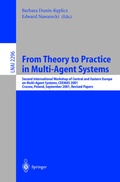 Cover: From Theory to Practice in Multi-Agent Systems - Springer