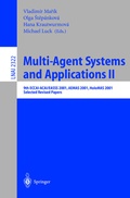 Cover: Multi-Agent-Systems and Applications II - Springer