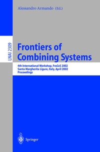 Enlarge image Cover: Frontiers of Combining Systems - Springer