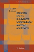 Cover: Radiation Effects in Advanced Semiconductor Materials and Devices - Springer