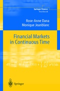 Cover: Financial Markets in Continuous Time - Springer
