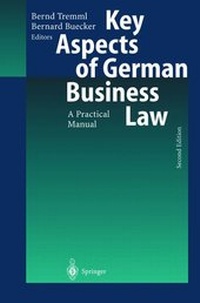 Abbildung von: Key Aspects of German Business Law - Springer