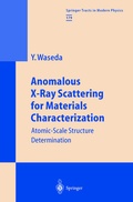 Cover: Anomalous X-Ray Scattering for Materials Characterization - Springer