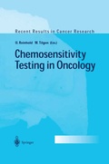 Cover: Chemosensitivity Testing in Oncology - Springer
