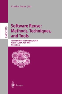 Enlarge image Cover: Software Reuse: Methods, Techniques, and Tools - Springer