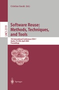 Cover: Software Reuse: Methods, Techniques, and Tools - Springer