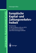 Cover: Europ&auml;ische Kapital- und Zahlungsverkehrsfreiheit - Springer