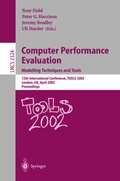 Cover: Computer Performance Evaluation: Modelling Techniques and Tools - Springer
