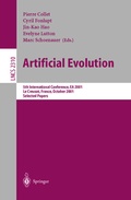 Cover: Artificial Evolution - Springer