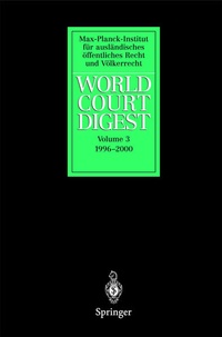 Abbildung von: World Court Digest - Springer