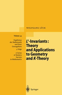Abbildung von: L2-Invariants: Theory and Applications to Geometry and K-Theory - Springer