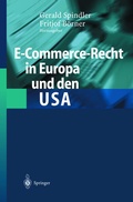 Cover: E-Commerce-Recht in Europa und den USA - Springer