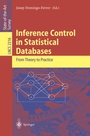 Cover: Inference Control in Statistical Databases - Springer