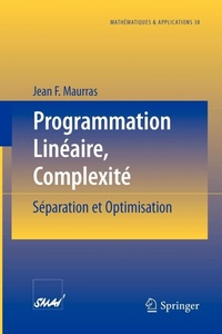 Abbildung von: Programmation Linéaire, Complexité - Springer