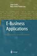 Cover: E-Business Applications - Springer