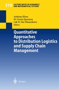 Enlarge image Cover: Quantitative Approaches to Distribution Logistics and Supply Chain Management - Springer