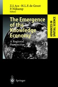 Cover: The Emergence of the Knowledge Economy - Springer