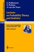 Cover: Lectures on Probability Theory and Statistics - Springer
