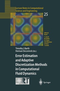 Enlarge image Cover: Error Estimation and Adaptive Discretization Methods in Computational Fluid Dynamics - Springer