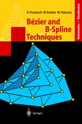 Cover: B&eacute;zier and B-Spline Techniques - Springer