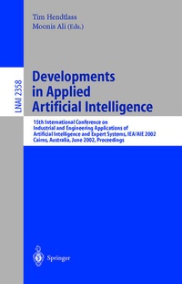 Enlarge image Cover: Developments in Applied Artificial Intelligence - Springer