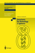 Cover: Invariants of Homology 3-Spheres - Springer