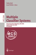 Cover: Multiple Classifier Systems - Springer