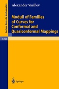 Bild: Moduli of Families of Curves for Conformal and Quasiconformal Mappings - Springer