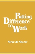 Cover: Putting Difference to Work - WW Norton & Co