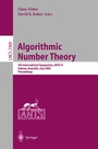 Cover: Algorithmic Number Theory - Springer