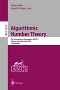 Cover: Algorithmic Number Theory - Springer