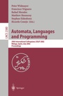 Cover: Automata, Languages and Programming - Springer
