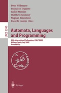Cover: Automata, Languages and Programming - Springer