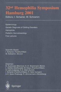 Abbildung von: 32nd Hemophilia Symposium Hamburg 2001 - Springer