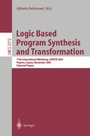 Cover: Logic Based Program Synthesis and Transformation - Springer