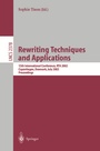 Cover: Rewriting Techniques and Applications - Springer