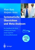Cover: Systematische &Uuml;bersichten und Meta-Analysen - Springer