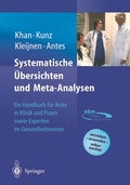 Cover: Systematische &Uuml;bersichten und Meta-Analysen - Springer