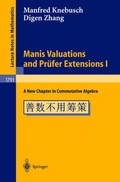 Cover: Manis Valuations and Pr&uuml;fer Extensions I - Springer